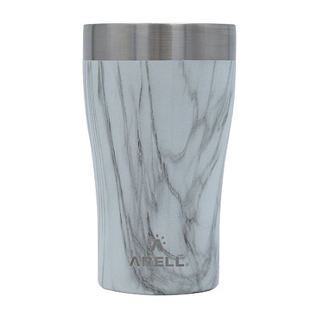 Copo Térmico Inox Cerveja Café Bebidas Arell Marble 500 Ml