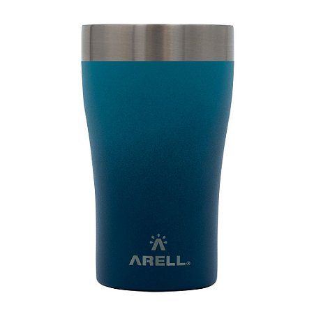 Copo Térmico Inox Cerveja Bebidas Arell Ocean Blue 500 Ml