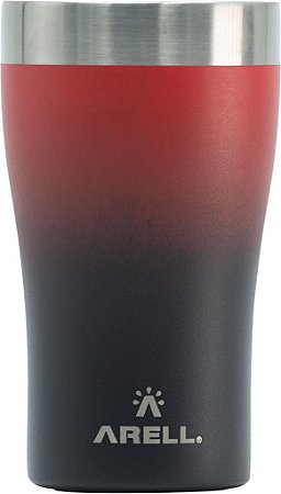 Copo Térmico Inox Para Cerveja Café Bebidas Red Black 500 Ml