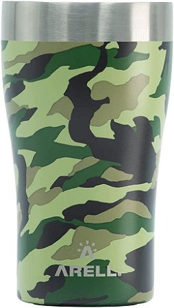 Copo Térmico Inox Para Cerveja Café Bebidas Camuflado 500 Ml