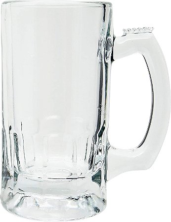 Caneca de Chopp Trigger de Vidro Para Cerveja 375ml
