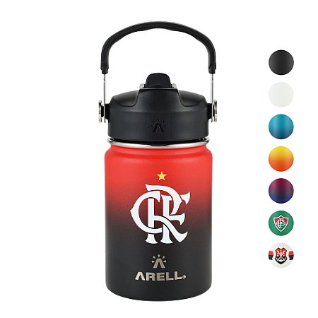 Garrafa Térmica Arell a Vácuo Com Alça Portatil Times 355ml