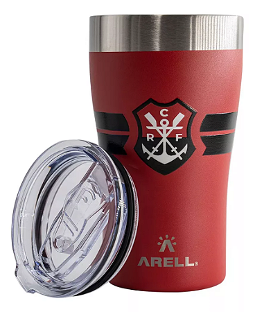 Copo Térmico Arell Flamengo Urubu Para Cerveja Bebidas 500ml