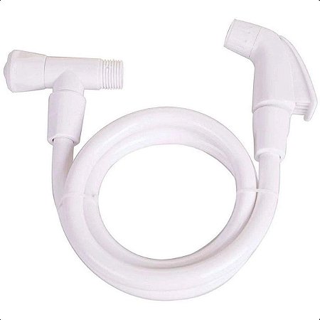 Kit Ducha Higienica 1/4 Eco Branco PP Civit Acabamento Fosco