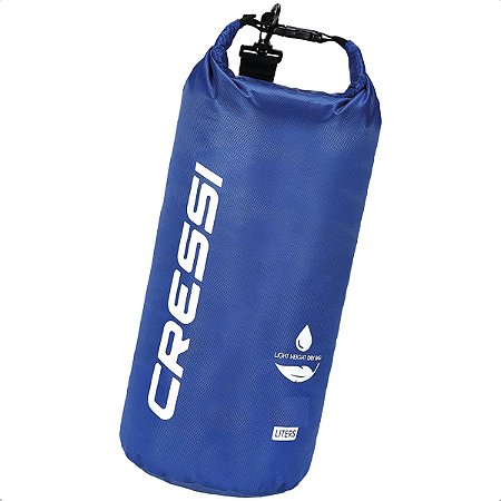 Saco Estanque Cressi Impermeável Bolsa 5L Prova D'água Azul