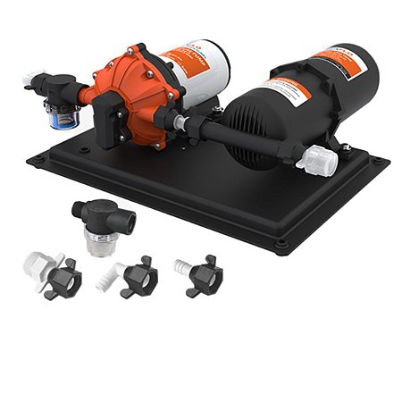 Kit Tanque Acumulador e Bomba Pressurizada 5,5 Gpm 12v 60Psi