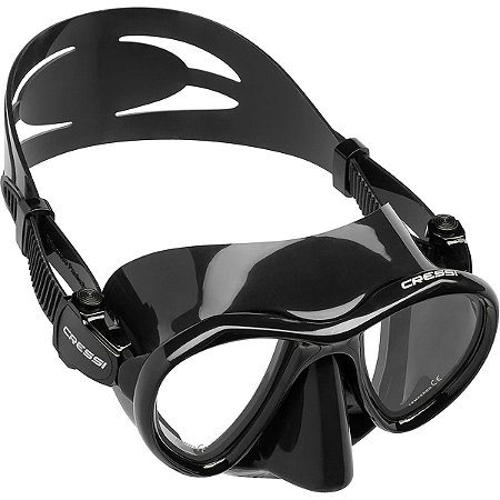 Máscara Cressi Metis Preto Para Mergulho Pesca Apneia Sub