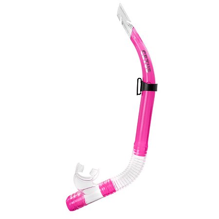 Snorkel Respirador Cetus River Fun Rosa Pesca Submarina Caça