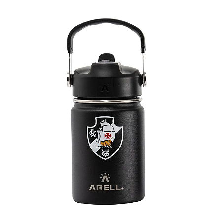 Garrafa Térmica Arell A Vácuo Com Alça Portatil Times 355ml