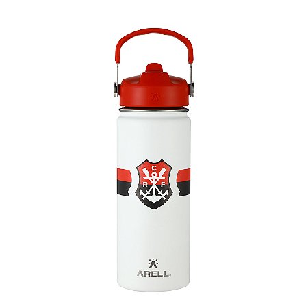 Garrafa Térmica Arell a Vácuo Clube Flamengo Aquatico 532ml
