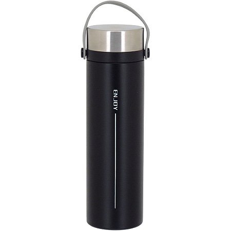 Garrafa Térmica 450ml em Inox Parede Dupla Com Alça Enjoy