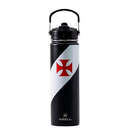 Garrafa Térmica Arell 650ml Vasco 04 StrawFlask Com Alça