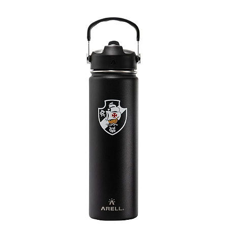 Garrafa Térmica Arell 650ml Vasco 01 StrawFlask Com Alça