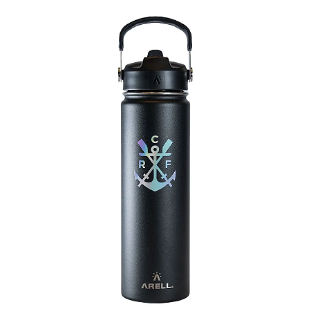 Garrafa Térmica Arell StrawFlask 650ml Time Flamengo 12