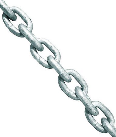 Corrente Galvanizada A Frio 6Mm Aço 1050 Para Âncora Barcos