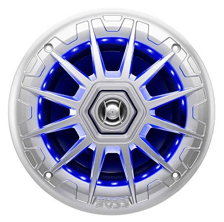 Alto Falante Marinizado Em Led Boss Marine 6,5 200W Náutico