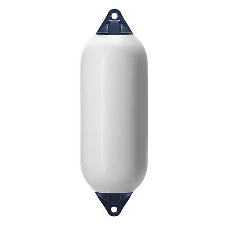 Defensa Náutica F7 38X125 Branca Azul Inflável Lancha Barco