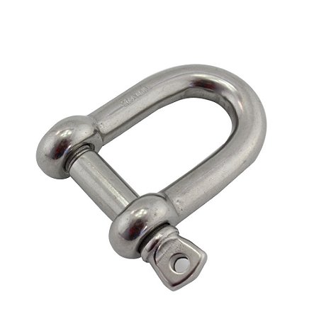 Manilha Tornel Balão Tipo Reta Em Aço Inox 12 Mm Carga 400Kg