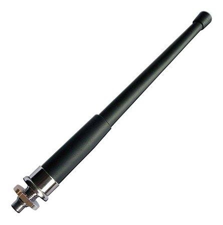 Antena Am-Fm Em Fibra Base Aço Inox 25Cm Marinizada Lancha