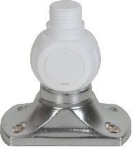 Base Suporte Para Antena Vhf Náutica Marítima Giro 360 Graus