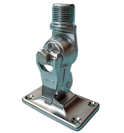 Base Suporte Para Antena Vhf Banten 1Pol Náutica Em Aço Inox