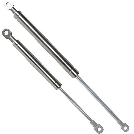Amortecedor A Gás Aço Inox 38X23cm Pressurizado Porta Malas