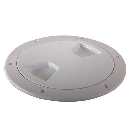 Tampa De Inspeção Náutica Em Abs 14 Cm Proteção Uv Lancha