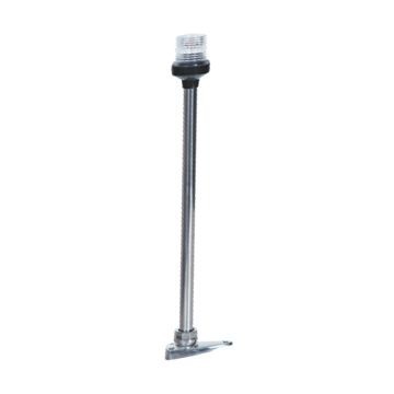 Luz De Alcançada Mastro Retrátil Em Aço Inox 24 Pol 12V