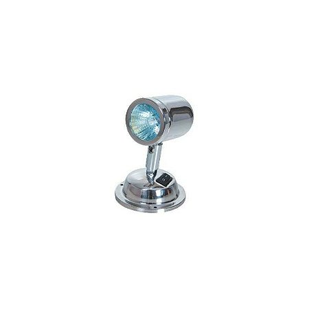 Luminária Regulável 12V Em Aço Inox Foco Ajustável Lancha