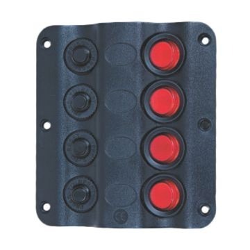 Painel Elétrico De Instrumento 6 Botões Com Iluminação Leds