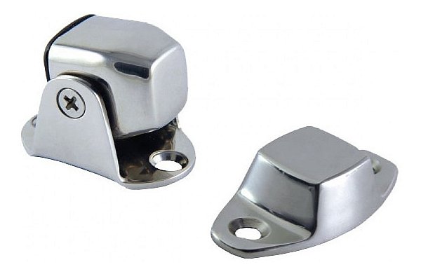 Trava Magnético 11 Kg Prendedor De Porta Em Aço Inox Lancha