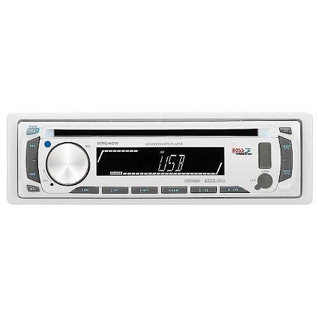 Som Marinizado Boss Marine Náutico Mr648w Mp3 Usb Sd Am Fm