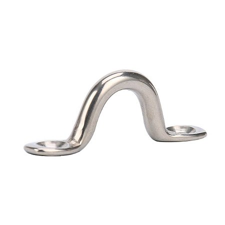 Alça Amarração Passa Cabo De Aço Inox 6 Mm Toldo Barco