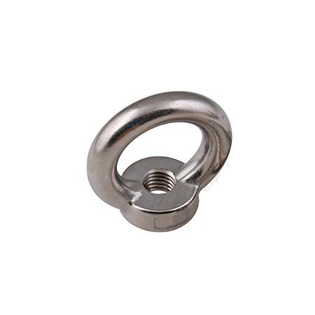 Olhal Porca Em Aço Inox 6 Mm Fêmea Para Âncoragem Içamento