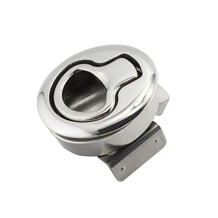 Puxador Redondo Em Aço Inox 61 Mm Luxo Para Lancha Motorhome
