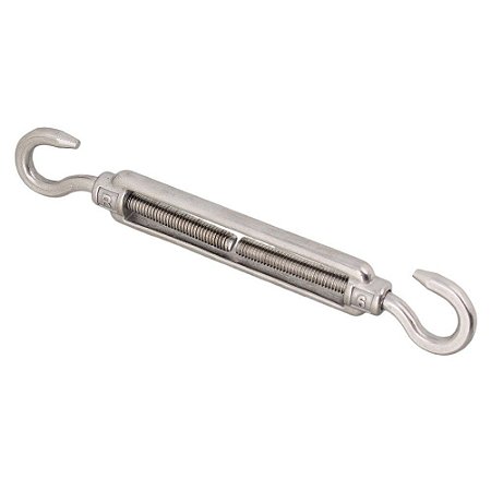 Esticador Com Garfo Em Aço Inox 8 Mm Cabo De Aço Corrente