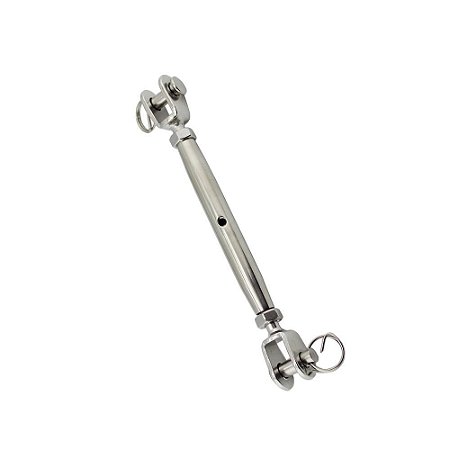 Esticador Em Aço Inox Pino Reto 12 Mm Cabo De Aço Corrente