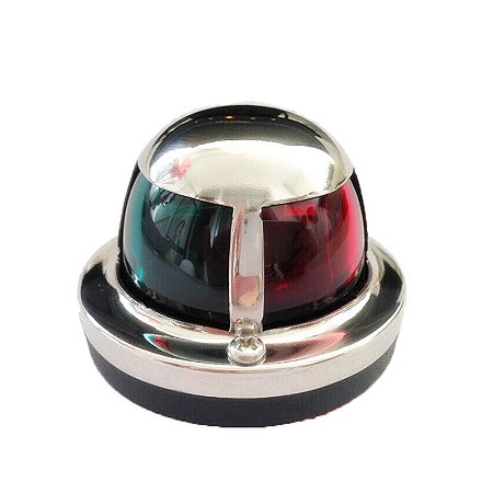 Luz Bicolor Proa Bombordo Boreste Em Led 12V Barcos Lancha