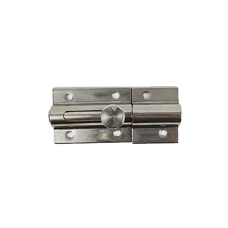 Trinco De Porta Janela 80 X 50 Mm Em Aço Inox Ferrolho Trava