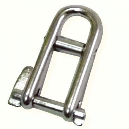 Tornel Manilha Longa Reta Em Aço Inox Com Chave 5 X 40 Mm