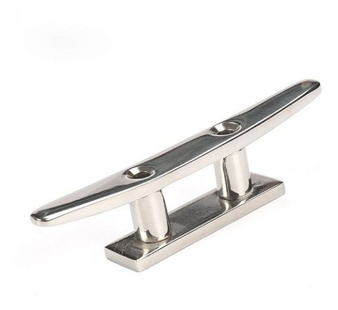 Cunho De Amarração Náutico 8 Pol Em Aço Inox Amarra Cabo
