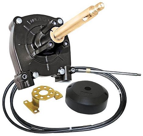 Kit Direção Multiflex 24 Pés Com Cabo Direção Bezel Caixa
