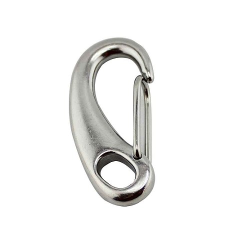 Mosquetão Em Aço Inox Engate Rápido De Pressão 31 X 70Mm