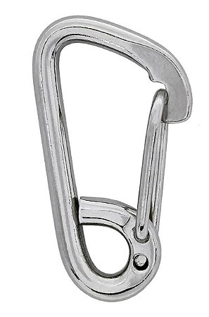 Mosquetão Em Aço Inox Engate Rápido De Pressão 12 X 120Mm