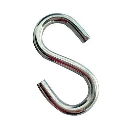 Gancho Em Aço Inox 4 Mm Para Barra De Utensílios Cozinha