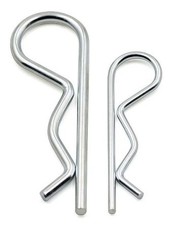 Pino Beta Cupilha Contrapino Aço Inox 2,5Mm Grampo Pressão