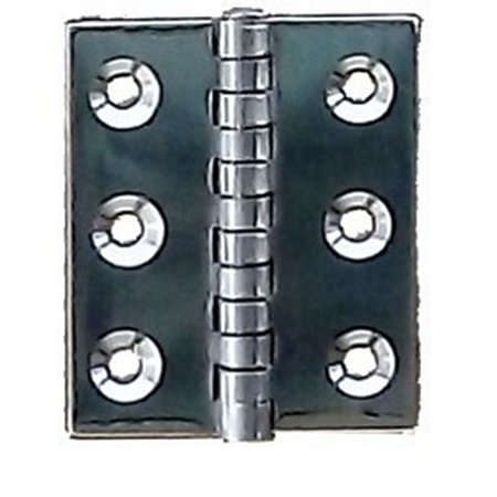 Dobradiça Em Aço Inox 50X60mm Para Portas Janelas Armários