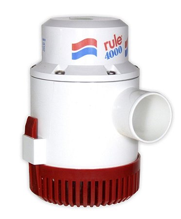 Bomba De Porão Rule 4000 Gph 24 Volts Original Lancha Barco