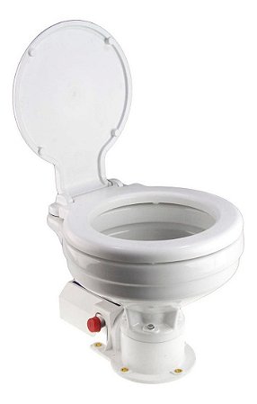 Vaso Sanitário Elétrico Tmc 24 Volts Para Lancha e Motorhome