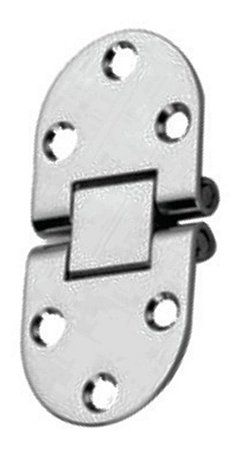 Dobradiça Em Aço Inox 30X66mm Para Porta Janela Tampas
